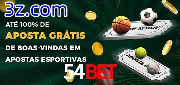 54BET Ate 100% de Aposta Gratis